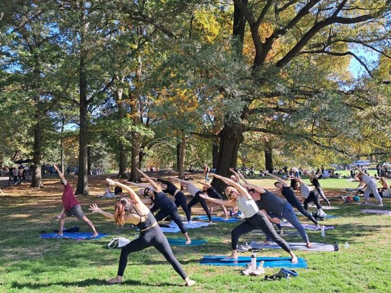 1 Hour Group Yoga Class in Central Park