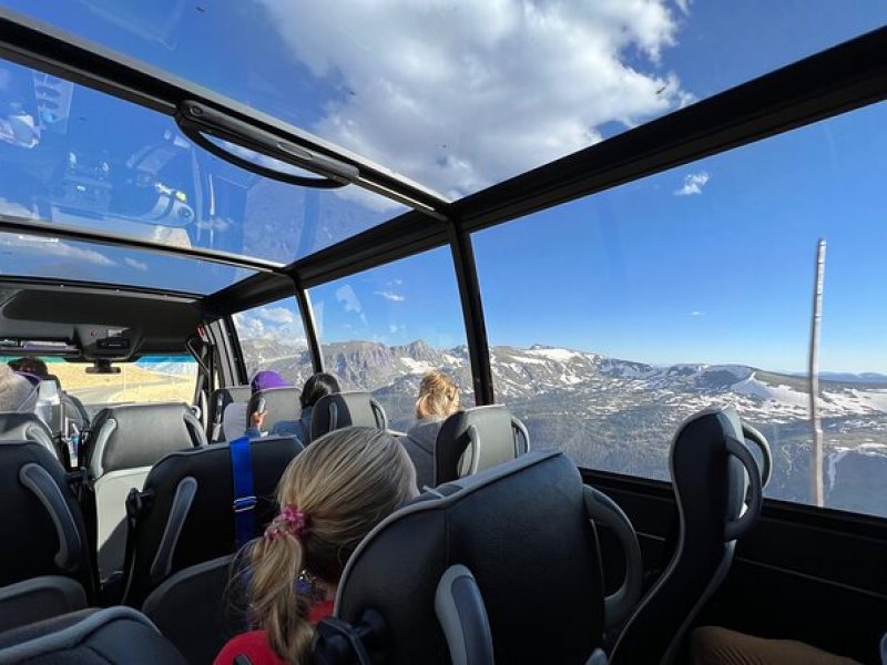 Half-Day Retractable Glass Top Tour in Rocky Mtn National Park