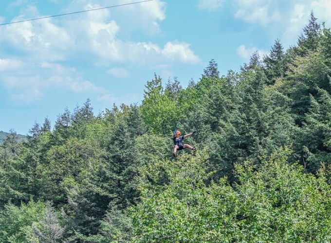 Zipline Canopy Activity Admission at Bristol Mountain