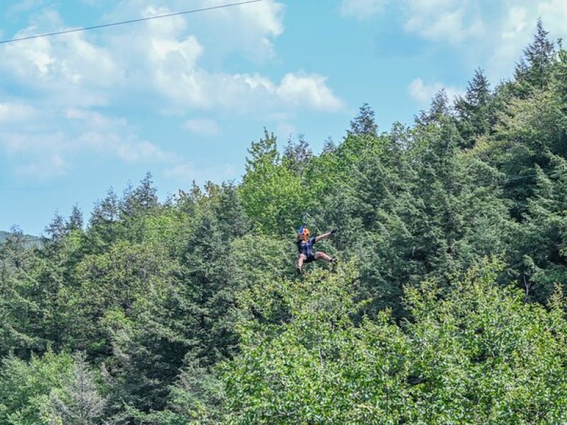 Zipline Canopy Activity Admission at Bristol Mountain