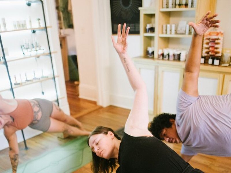 Private Guided Yoga Session in Boutique Cannabis Store