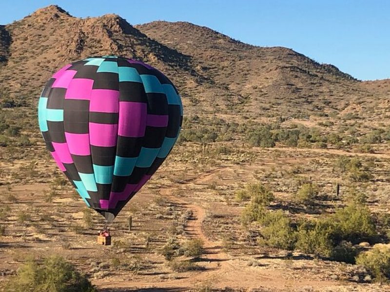 Sunrise Sonoran Desert Balloon Flight