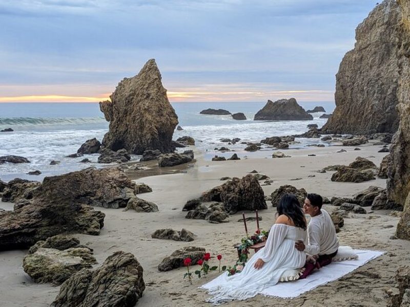 Private Luxury Picnic at El Matador Beach in Malibu