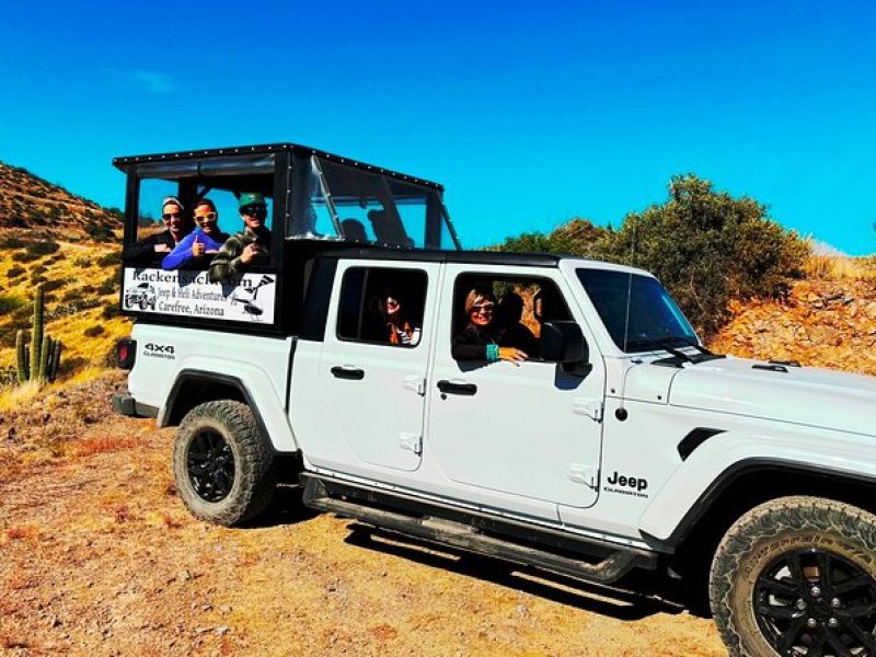 Sonoran Desert To MountainTop Jeep Tour minutes from Scottsdale