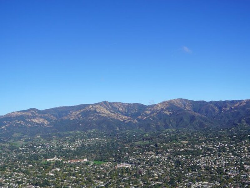 Private Mountain and City Helicopter Flight Santa Barbara