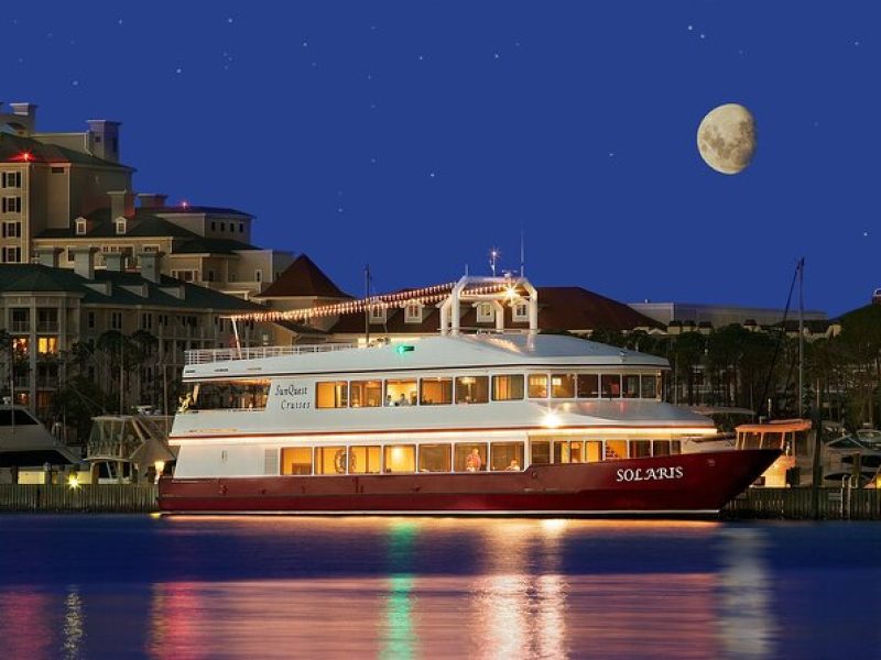 3 Hour Sunset Dinner Cruise by Solaris Yacht in Miramar Beach