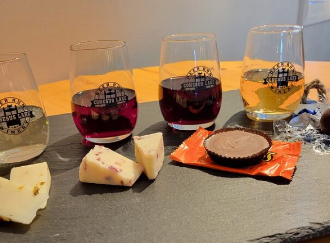 Shared Wine, Chocolate and Cheese Tasting in Conesus Lake