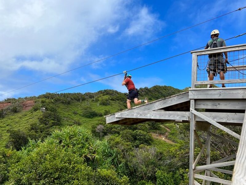 Shaka Zipline 8 Line Zipline Tour