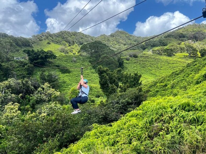 Shaka Zipline 5 Line Zipline Tour