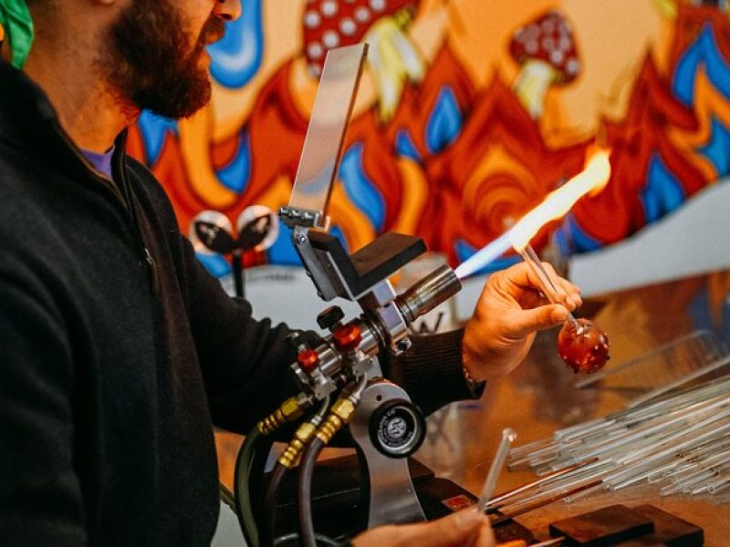 Beginner's Glass Blowing Lessons in Portland, Oregon