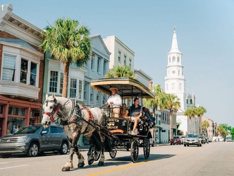 Myrtle Beach to Charleston with Horse & Carriage Ride, Harbor Cruise, Boone Hall