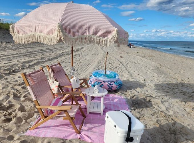 West Palm Beach Day: Umbrella, Chairs, Yeti, JBL Speaker, Towels+