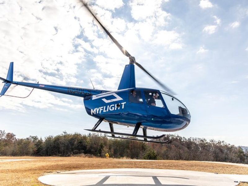 Helicopter Ride in Smoky Mountain Sevierville Great Smoky Tour