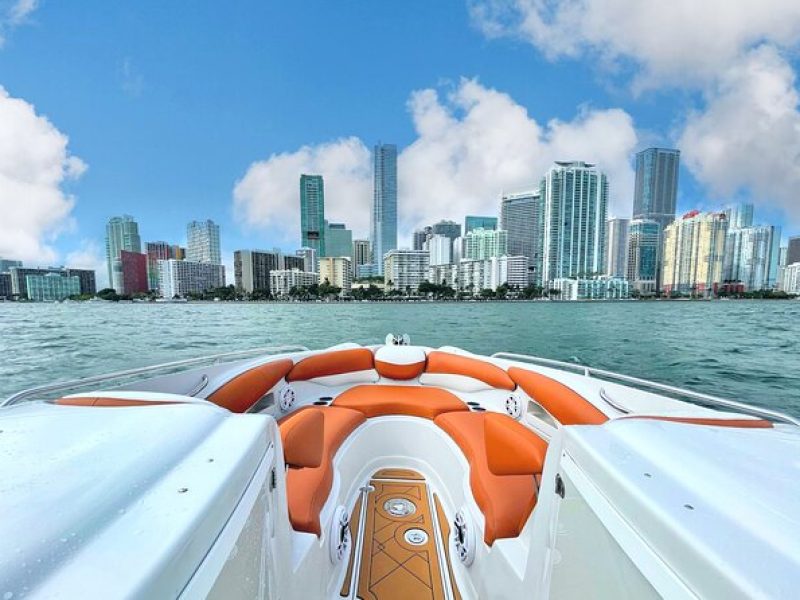 Private Captained Boat Tour in Miami for up to 12 passengers