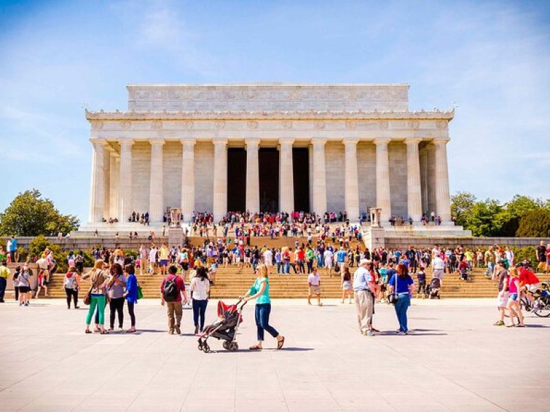 White House, National Mall Capital Highlight and Lincoln Memorial