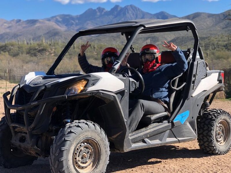 7:00 AM 2-Hour Sonoran Desert Guided UTV Tour from Fort McDowell