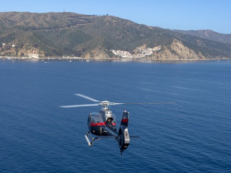 Helicopter Transfer: Long Beach to Catalina Island