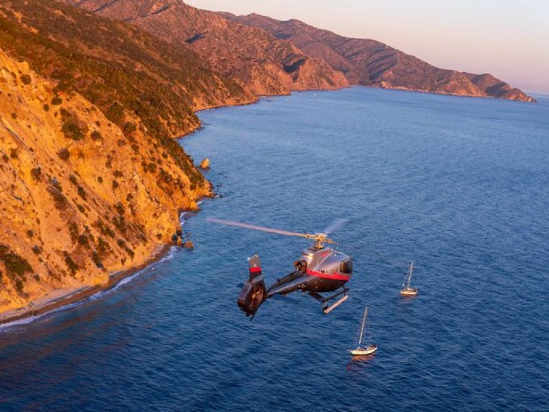 Helicopter Transfer: Catalina Island to Long Beach