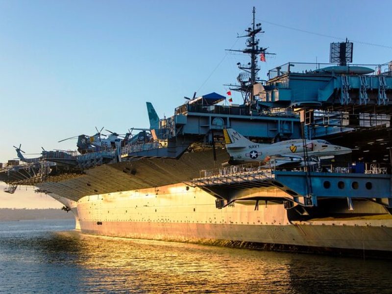 San Diego USS Midway with Waterfront Walking Tour