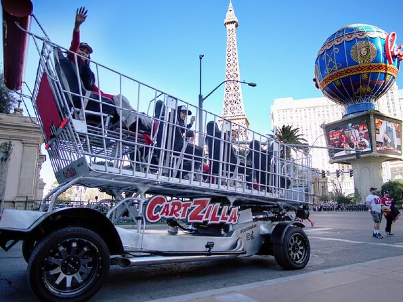 Giant Shopping Cart Limo Ride in Las Vegas