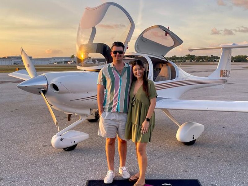 Private Sunset Luxury Airplane Tour Ft. Lauderdale-Miami Beach