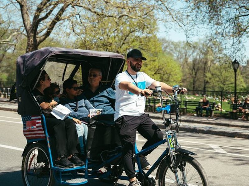 Private Central Park Guided Pedicab Tour