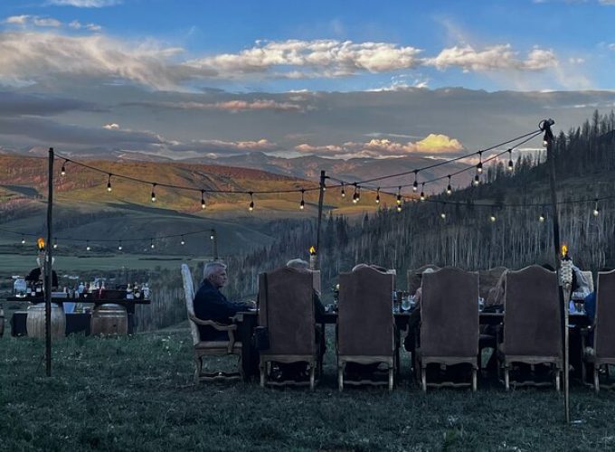 Private Cowboy Wood Fired Dinner for Your Mountain Experience