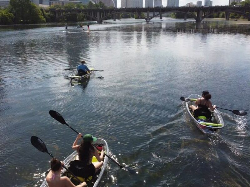 Clear Kayak Tour at Ladybird Town Lake in Austin