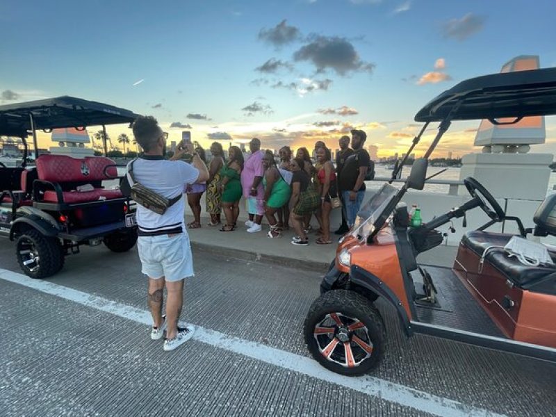 Private Golf Cart Tours in Miami South Beach and Venetian Islands