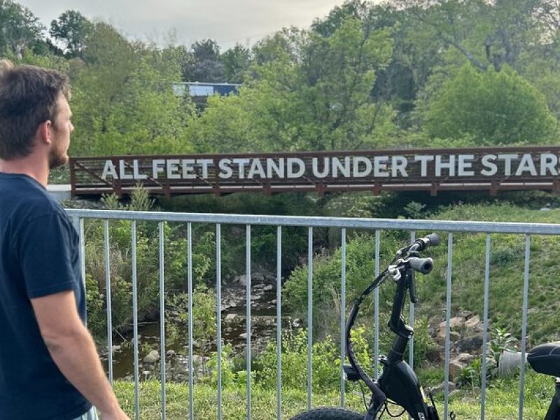 Guided Asheville E-bike Tour of River Arts, Mountains and Murals