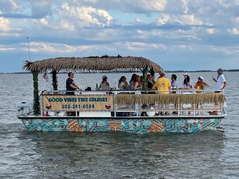 Dewey Beach 2 Hours Guided Tiki Boat Cruise with a Captain