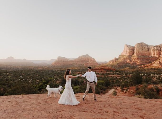 Photoshoot among Sedona's Red Rocks