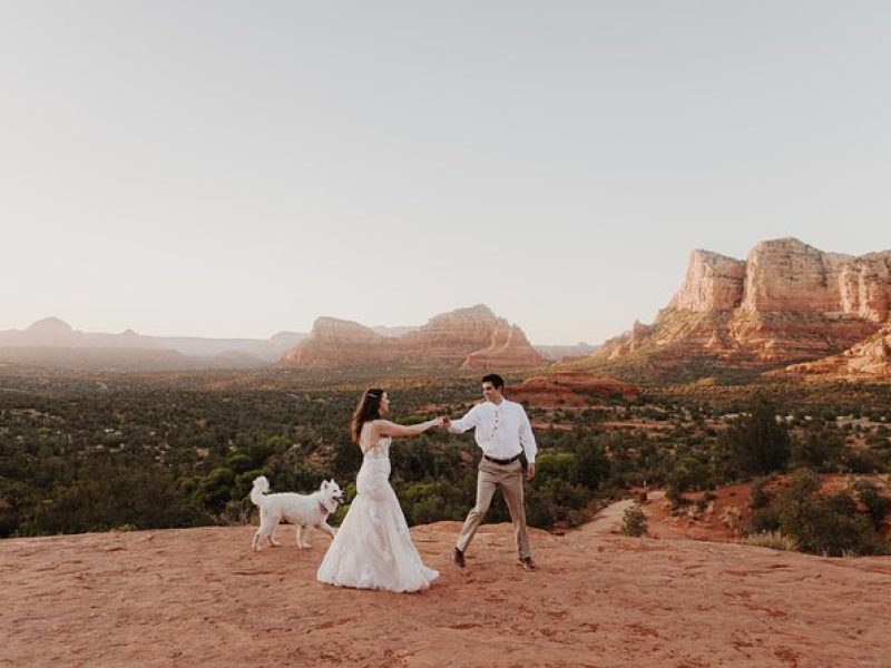 Photoshoot among Sedona's Red Rocks