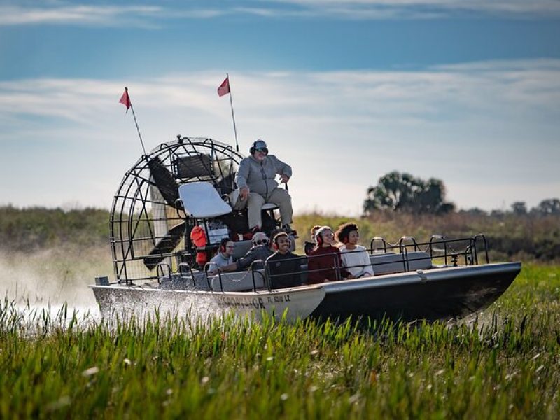 30-Minute Airboat Ride, Lunch, Gem Mining and Park Admission