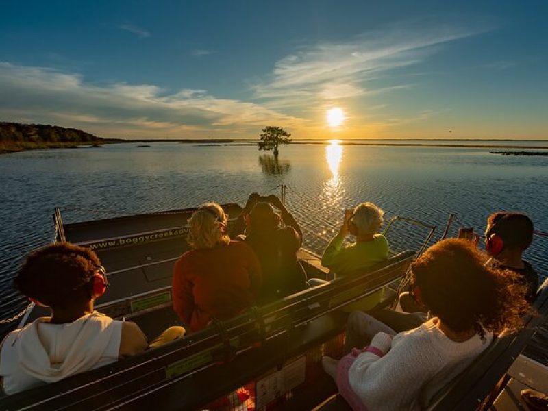1-Hour Sunset Airboat Ride near Orlando