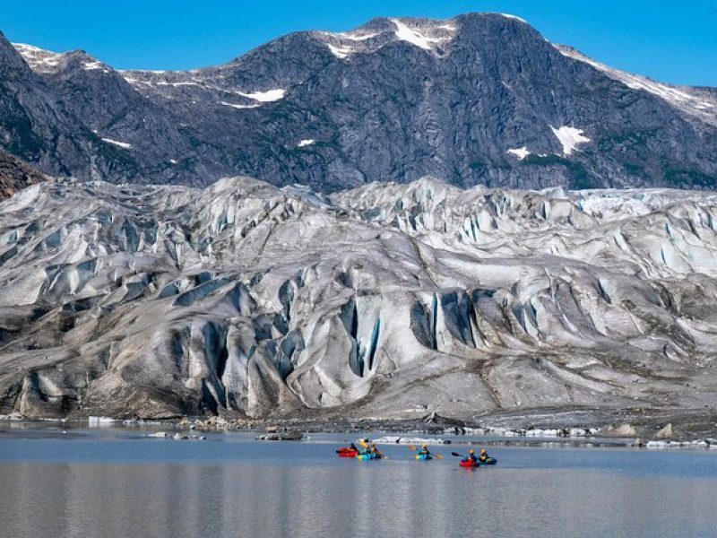 Fly-In Norris Glacier Hike and Packraft in Juneau