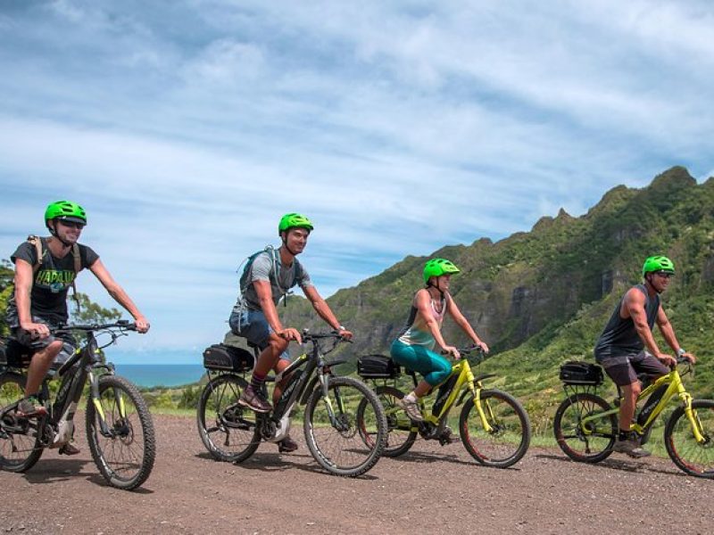 Kualoa Ranch Electric Mountain Bike Tour: Novice Level