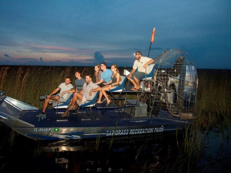 Florida Everglades Private Night Airboat Ride Tour