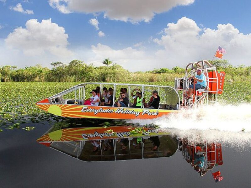 Florida Everglades Airboat Adventure plus Miami Biscayne Bay Cruise