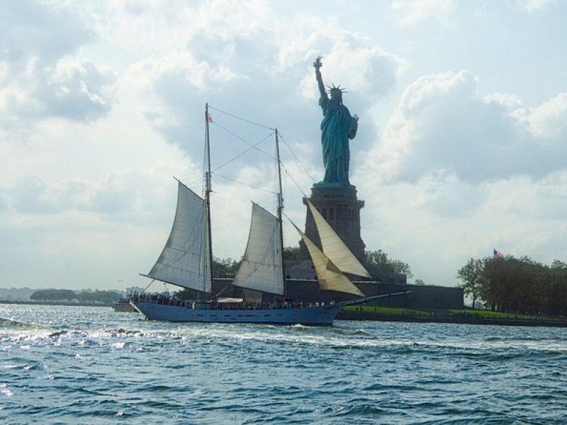 NYC Statue of Liberty Tall Ship Sail aboard Clipper City