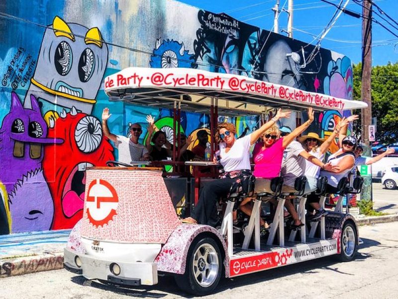 Wynwood Party Bike Bar Crawl