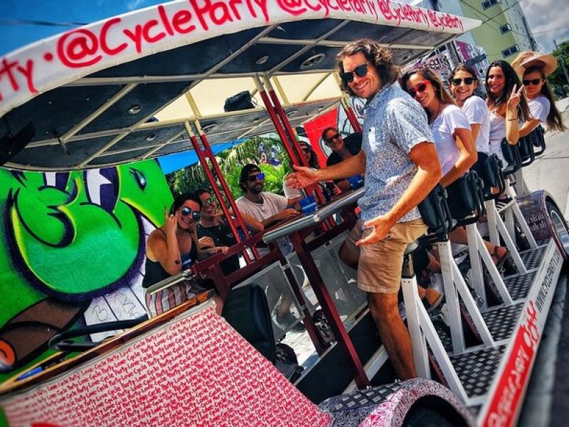 Wynwood Party Bike Happy Hour Crawl