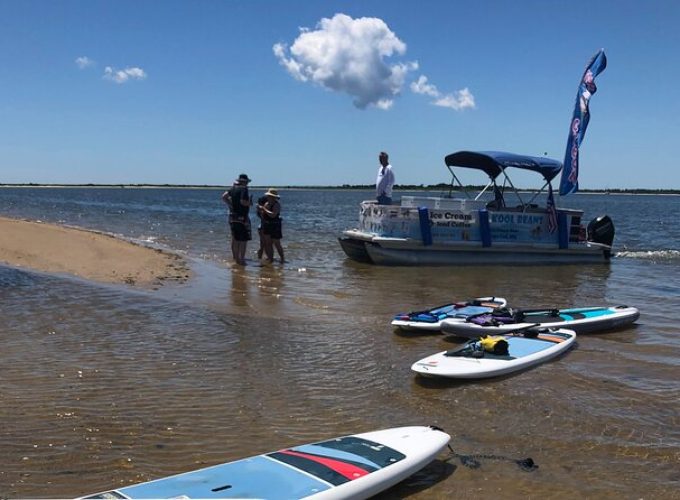 Stand Up Paddle Board Ice Cream Boat Adventure