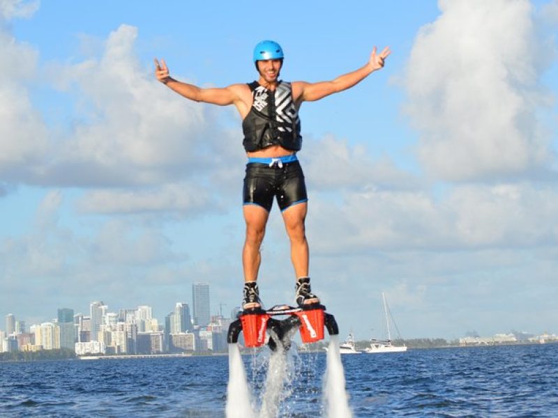 Flyboarding with Miami Watersports