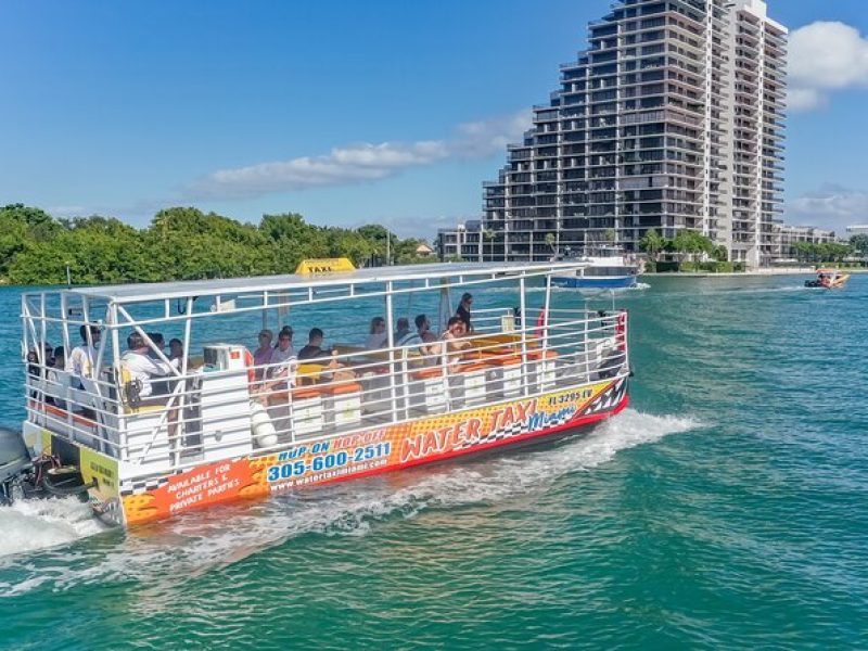 Hop-On Hop-Off Miami Water Taxi