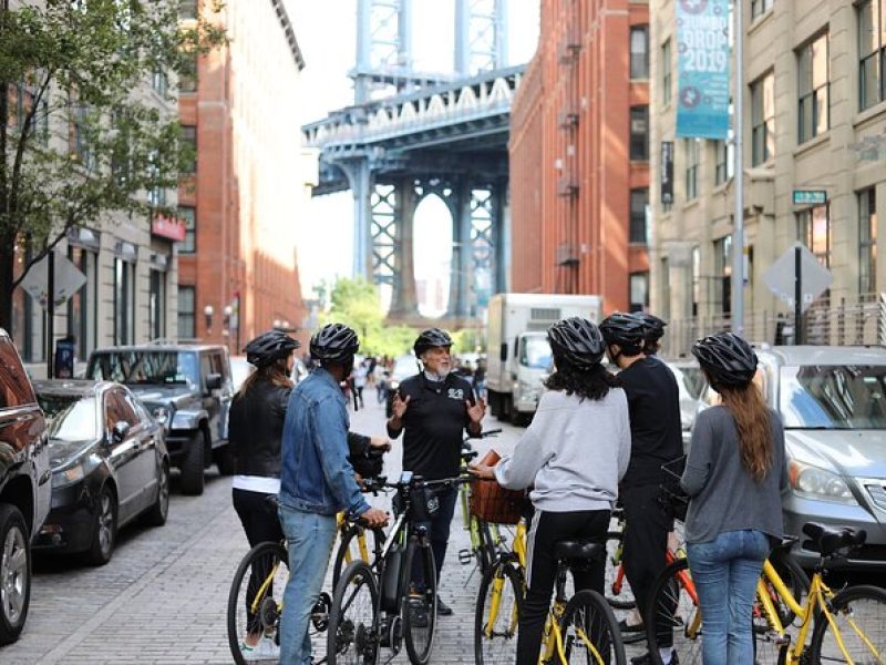 Lower Manhattan and Brooklyn Bridge Guided Fiets Tour (Dutch)