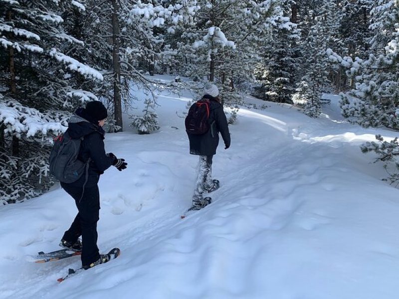 Snowshoeing Adventure in the Rocky Mountains Close to Denver