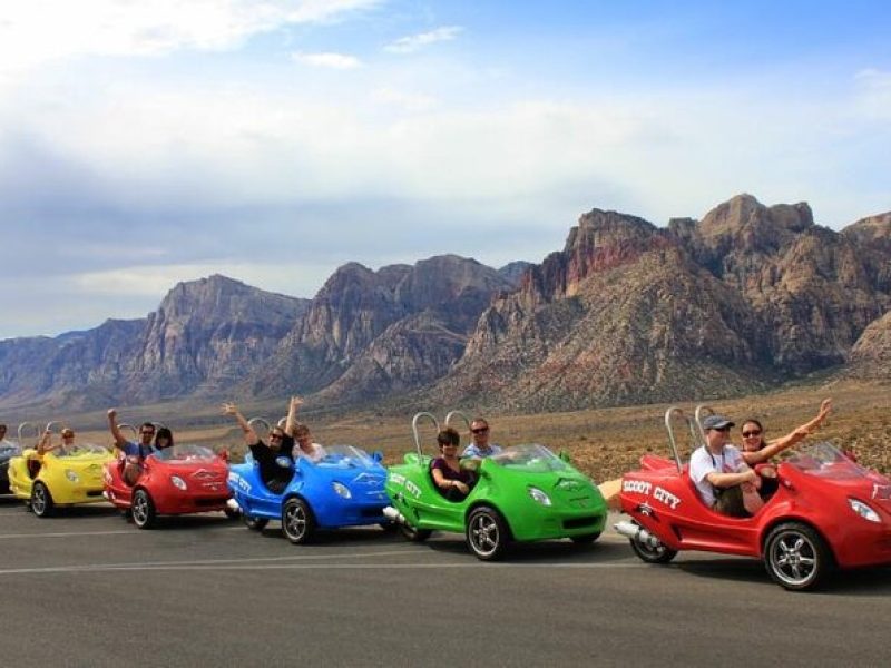 Scooter Car Tour of Red Rock Canyon with Transport from Las Vegas