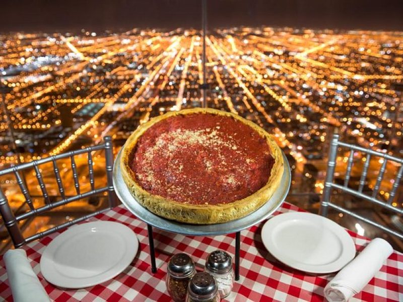 Skydeck Chicago Pie in the Sky Dining Experience