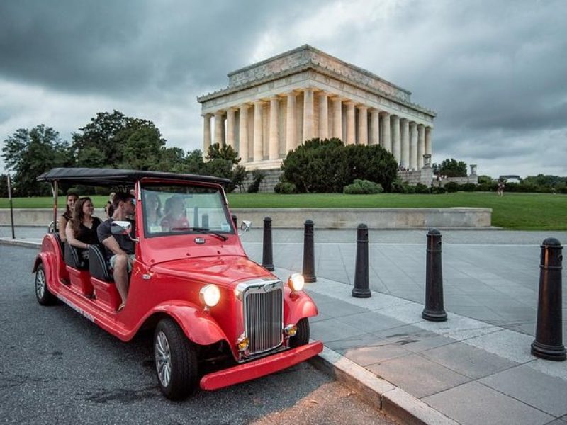 Washington DC by Moonlight Electric Cart Tour